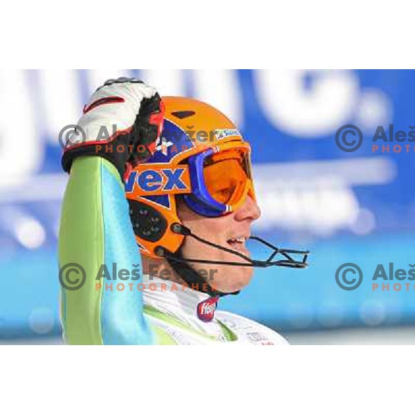 Bernard Vajdic (SLO) after second run of Audi FIS World Cup Slalom,Pokal Vitranc, Kranjska gora, Slovenia 1.03.2009 