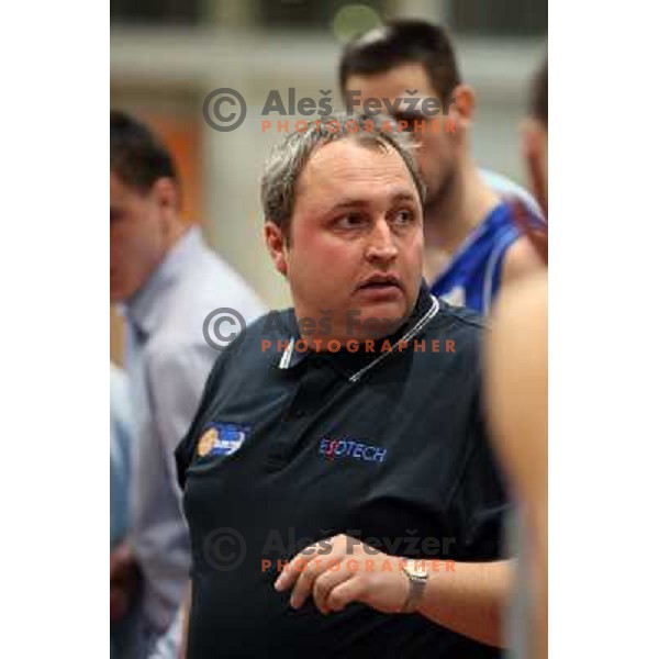 Borut Cerar at basketball match Luka Koper-Elektra Esotech in round 21 of UPC league, played in Koper 7.3.2009. Elektra Esotech won 95:81 