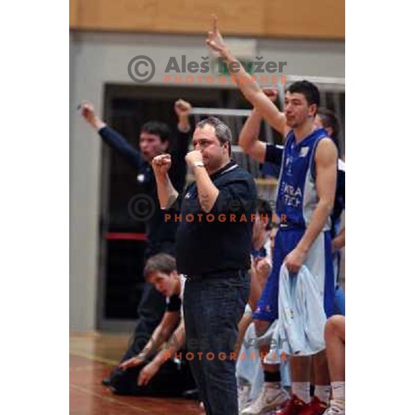 Borut Cerar at basketball match Luka Koper-Elektra Esotech in round 21 of UPC league, played in Koper 7.3.2009. Elektra Esotech won 95:81 