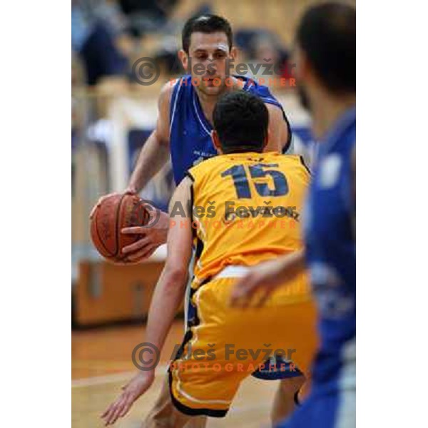 Cup at basketball match Luka Koper-Elektra Esotech in round 21 of UPC league, played in Koper 7.3.2009. Elektra Esotech won 95:81 