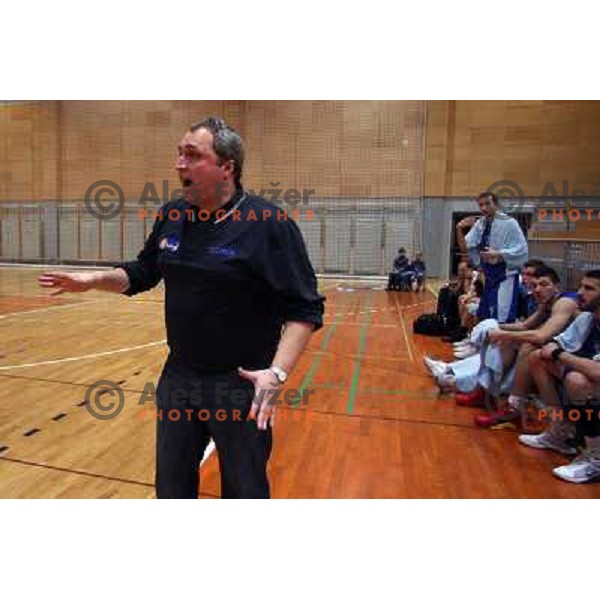 Borut Cerar at basketball match Luka Koper-Elektra Esotech in round 21 of UPC league, played in Koper 7.3.2009. Elektra Esotech won 95:81 
