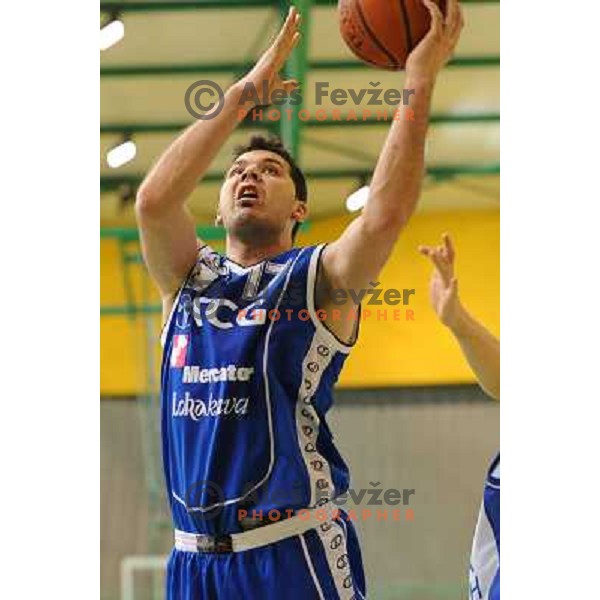 Jokic at basketball match Elektra Esotech - TCG Mercator , played in the UPC League in Sostanj sports hall, Sostanj , 11.03.2009 