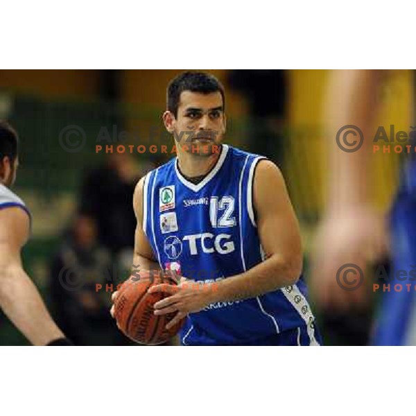Lulic at basketball match Elektra Esotech - TCG Mercator , played in the UPC League in Sostanj sports hall, Sostanj , 11.03.2009 
