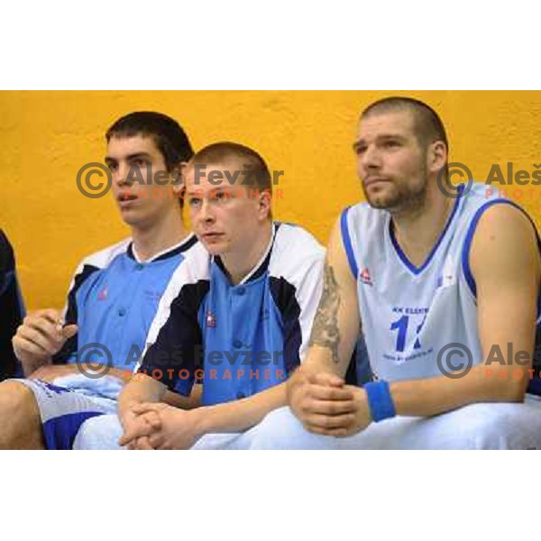 Novak at basketball match Elektra Esotech - TCG Mercator , played in the UPC League in Sostanj sports hall, Sostanj , 11.03.2009 
