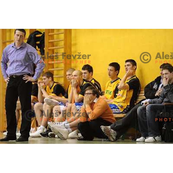 TCG Mercator at basketball match Elektra Esotech - TCG Mercator , played in the UPC League in Sostanj sports hall, Sostanj , 11.03.2009 