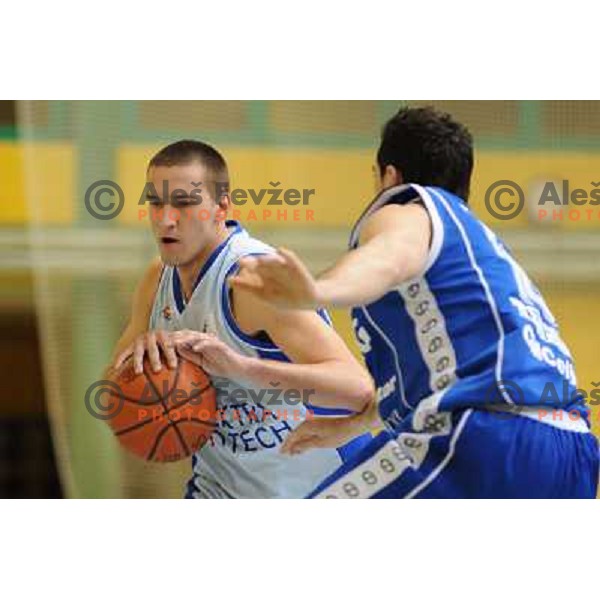 Dzambic at basketball match Elektra Esotech - TCG Mercator , played in the UPC League in Sostanj sports hall, Sostanj , 11.03.2009 