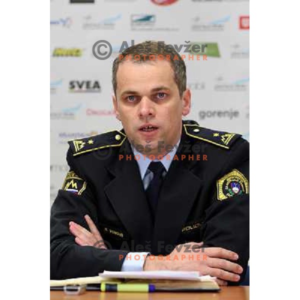 Vindis at press conference og Organizing Comitee for 2009 Final of World Cup Ski jumping in Planica, Ljubljana 17.3.2009 