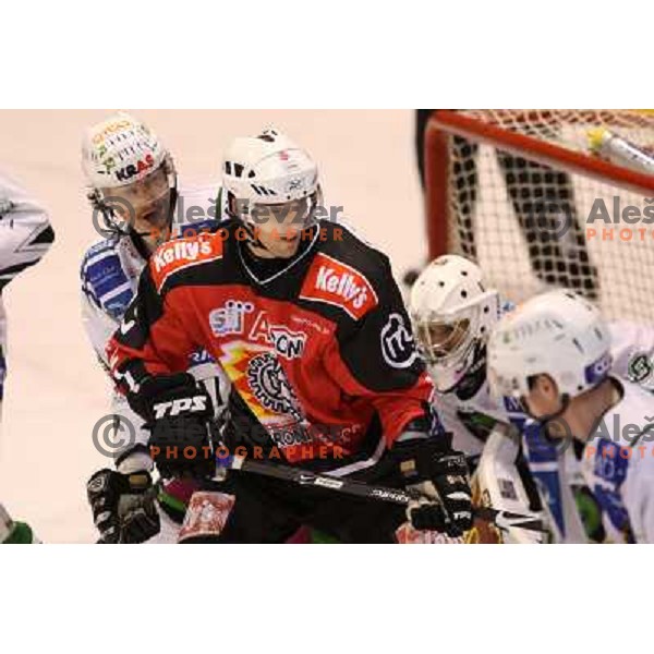 at second game of playoff Acroni Jesenice- Tilia Olimpija, played in Podmezakla Hall at Jesenice 17.3.2009 