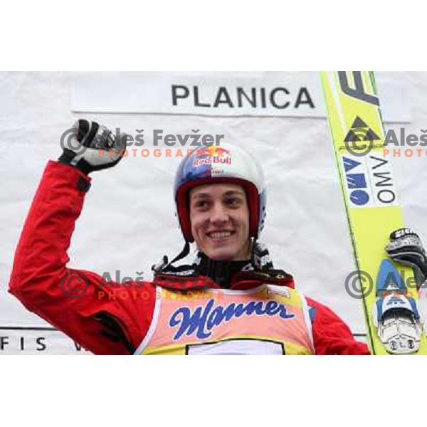 Gregor Schlierenzauer (AUT) winner of FIS World Cup Ski jumping competition in Planica, Slovenia 20.3.2009 