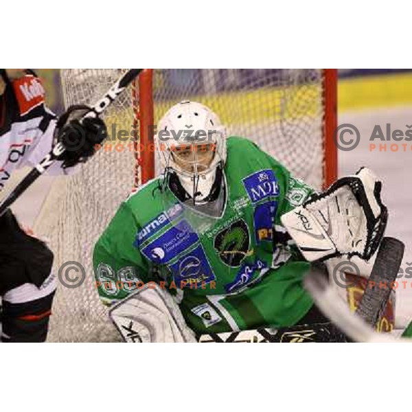 Matija Pintaric during third game of Playoff between Tilia Olimpija abd Acroni Jesenice, played in Hala Tivoli, Ljubljana, Slovenia 20.3.2009 