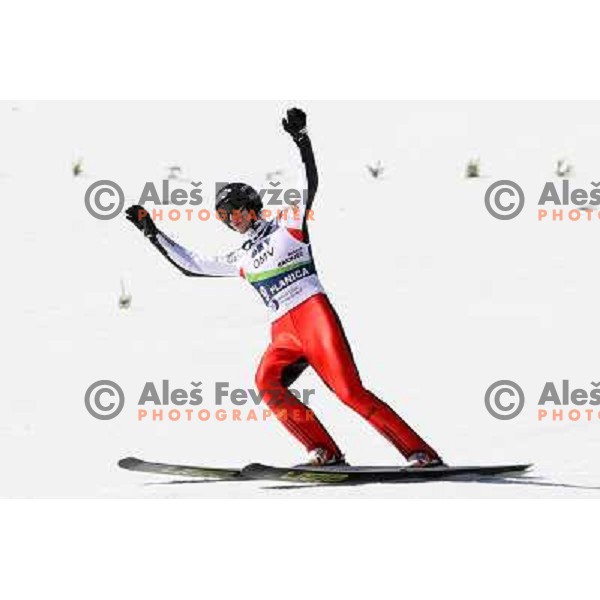 Robi Kranjec at final competition of FIS World Cup in Ski Jumping season 2008-2009 in Planica, Slovenia 22.3.2009 