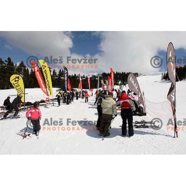 Karving magazin ski test at Krvavec Ski resort, Slovenia 21.3.2009 