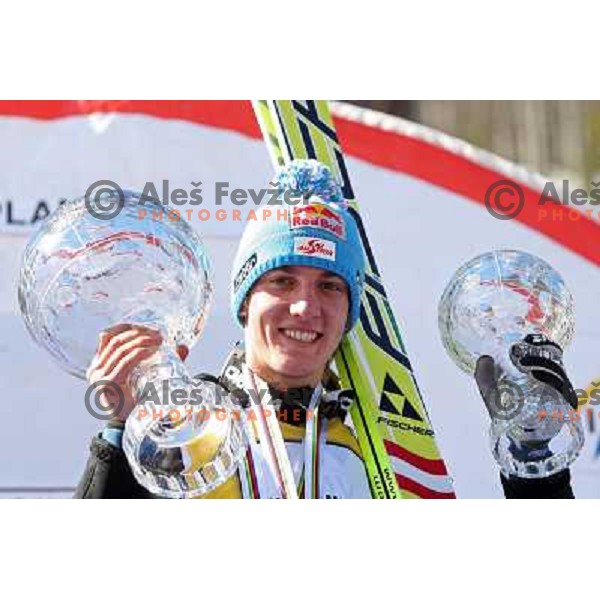Gregor Shlierenzauer (AUT) at final competition of World Cup Ski jumping season 2008-2009 in Planica, Slovenia 22.3.2009 