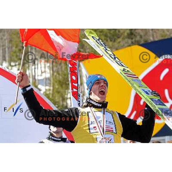 Gregor Schlierenzauer (AUT) at final competition of World Cup Ski jumping season 2008-2009 in Planica, Slovenia 22.3.2009 