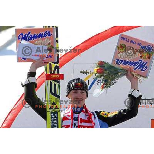 Adam Malysz (POL) at final competition of World cup ski jumping in season 2008-2009 in Planica, Slovenia 22.3.2009 
