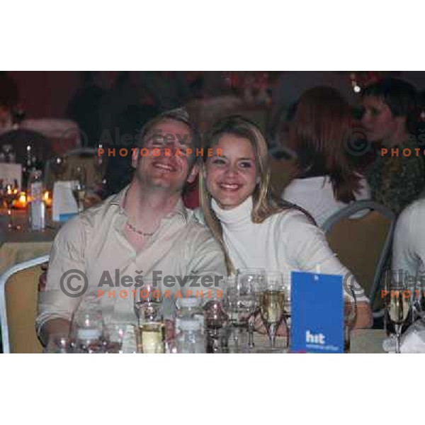 Rene Mlekuz at White Dinner at HIT Ski Legends Race in Kranjska Gora, Slovenia on March 25, 2006