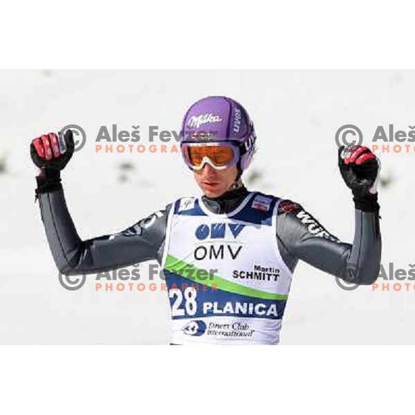 Martin Schmitt (GER)at final competition of World Cup Ski jumping season 2008-2009 in Planica, Slovenia 22.3.2009 