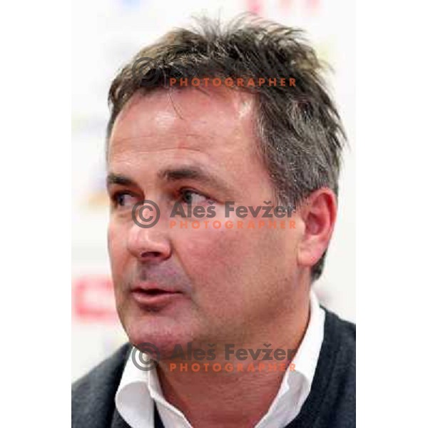 Primoz Ulaga at post- season press conference in Ljubljana 24.3.2009 