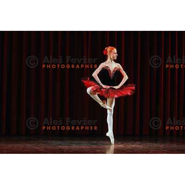 Ballet show at Bled, Slovenia 25.3.2009 during visit of great Russian ballerina Maya Plisetskaya . 