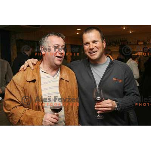 Boris Strel at HIT Ski Legends Race draw of starting numbers and party in Kranjska gora, Slovenia on March 24, 2006