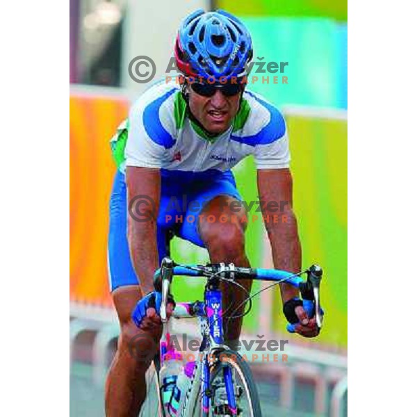 Cyclist Andrej Hauptman,Athens 2004 Olympic games