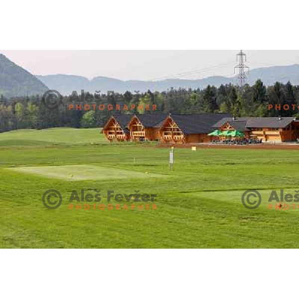 first day of play on new golf course Diners golf & country club (5872 meters, par 72) in Ljubljana 1.05.2009 