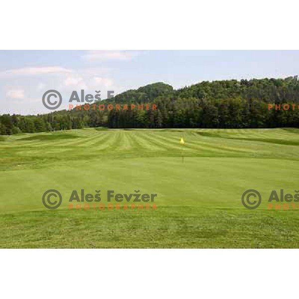 first day of play on new golf course Diners golf & country club (5872 meters, par 72) in Ljubljana 1.05.2009 