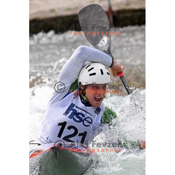 Simon Artelj at kayak & canoe slalom race for Alpe Adria Cup in Tacen (Slovenia) 3.5.2009 