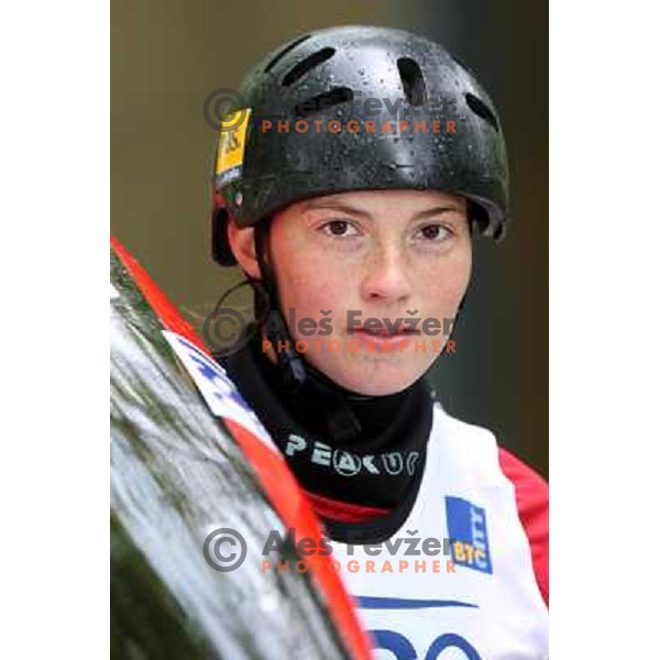 Eva Tercelj at kayak & canoe slalom race for Alpe Adria Cup in Tacen (Slovenia) 3.5.2009 