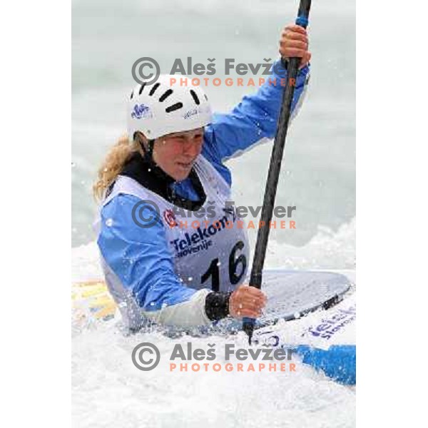 Nina Slapsak at kayak & canoe slalom race for Alpe Adria Cup in Tacen (Slovenia) 3.5.2009 