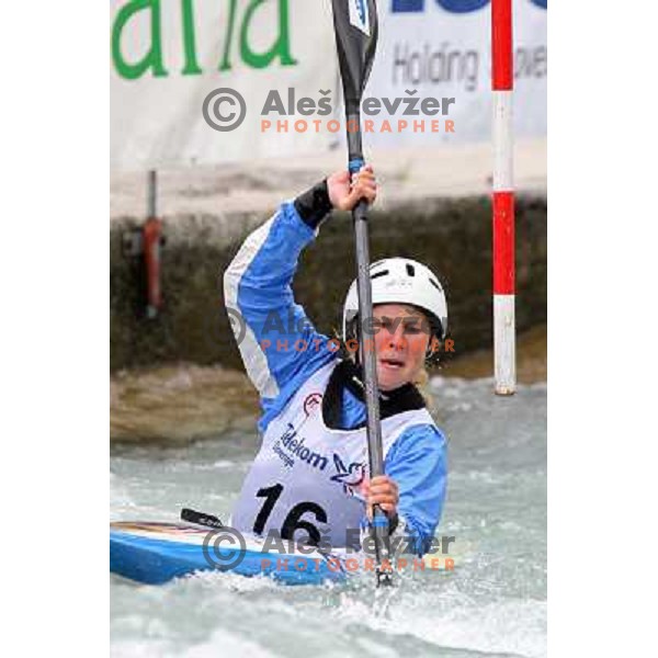 Nina Slapsak at kayak & canoe slalom race for Alpe Adria Cup in Tacen (Slovenia) 3.5.2009 