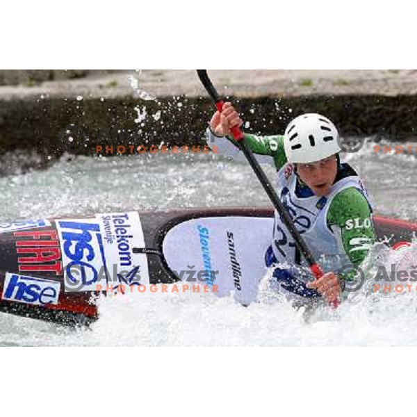 Simon Artelj at kayak & canoe slalom race for Alpe Adria Cup in Tacen (Slovenia) 3.5.2009 