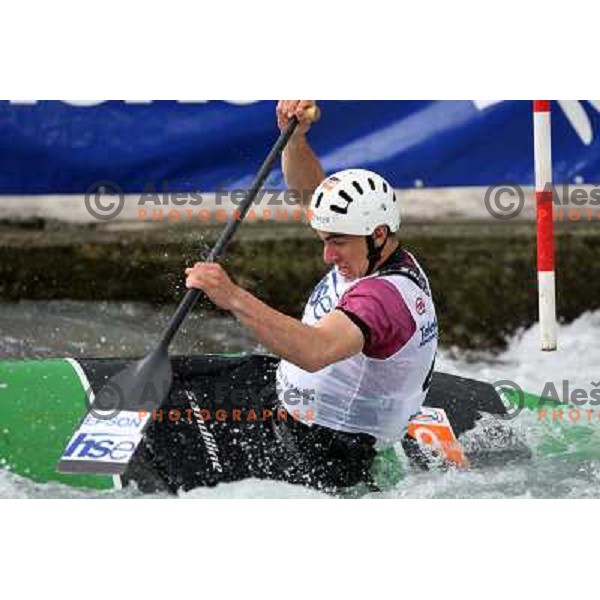 Blaz Cof at kayak & canoe slalom race for Alpe Adria Cup in Tacen (Slovenia) 3.5.2009 