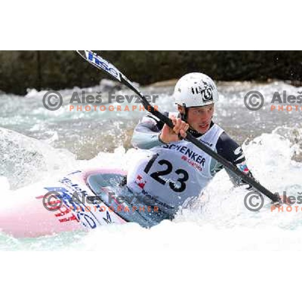 Jure Meglic at kayak & canoe slalom race for Alpe Adria Cup in Tacen (Slovenia) 3.5.2009 