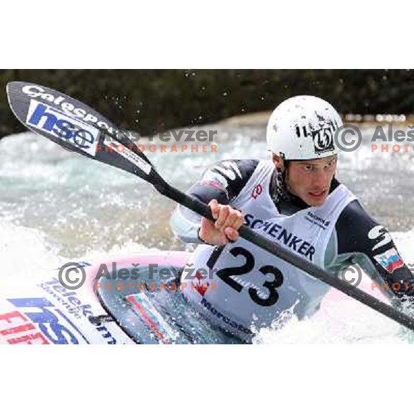 Jure Meglic at kayak & canoe slalom race for Alpe Adria Cup in Tacen (Slovenia) 3.5.2009 