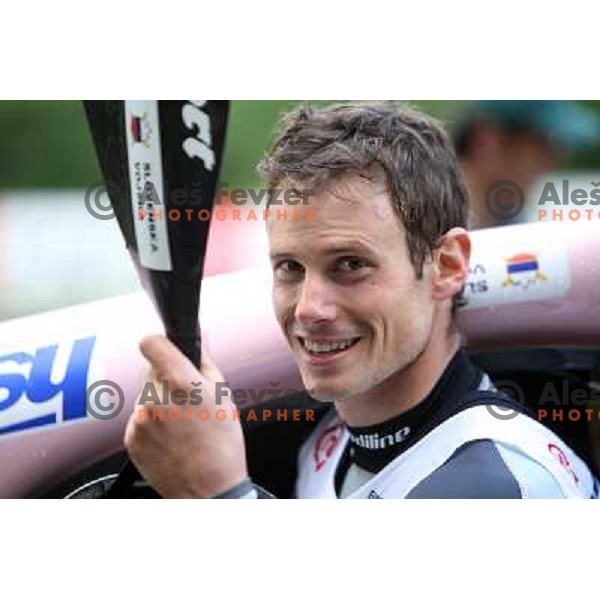 Jure Meglic at kayak & canoe slalom race for Alpe Adria Cup in Tacen (Slovenia) 3.5.2009 