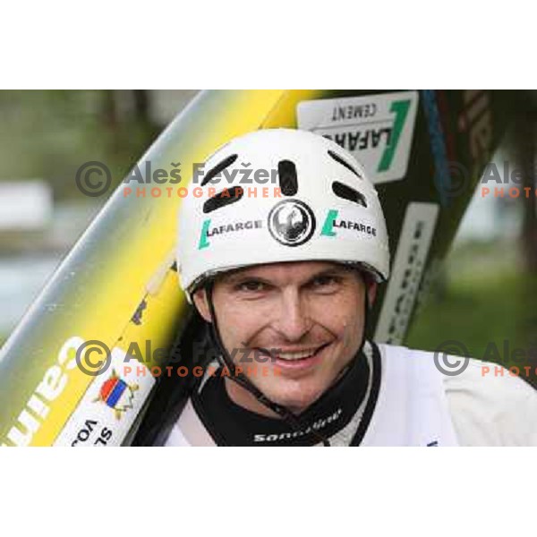 Peter Kauzer at kayak & canoe slalom race for Alpe Adria Cup in Tacen (Slovenia) 3.5.2009 