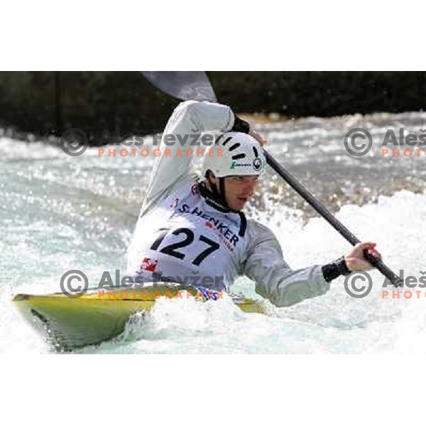 Peter Kauzer at kayak & canoe slalom race for Alpe Adria Cup in Tacen (Slovenia) 3.5.2009 