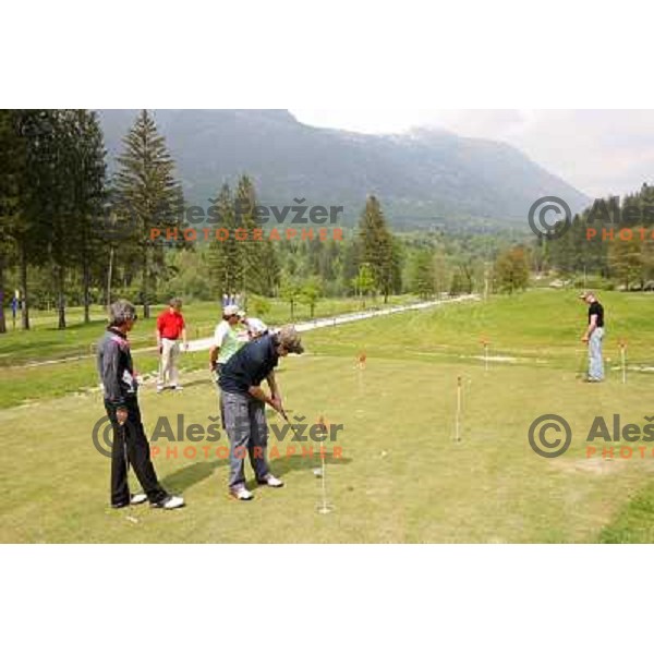 Grand Opening of Hit Holidays golf club Bovec 8.5.2009. VIP golf tournament with 9 holes (1115 meters, par 28 ) at Kanin ski resort and 9 holes at golf course Bovec (3012 meters, par 36) 