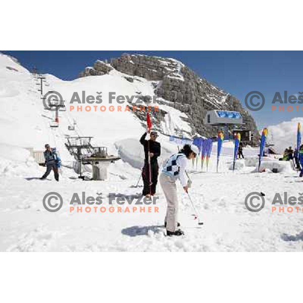 Grand Opening of Hit Holidays golf club Bovec 8.5.2009. VIP golf tournament with 9 holes (1115 meters, par 28 ) at Kanin ski resort and 9 holes at golf course Bovec (3012 meters, par 36) 