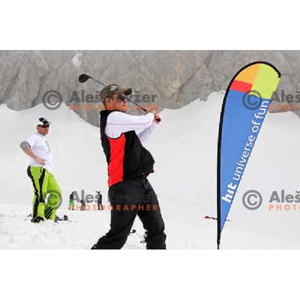 Tomaz Cizman at Grand Opening of Hit Holidays golf club Bovec 8.5.2009. VIP golf tournament with 9 holes (1115 meters, par 28 ) at Kanin ski resort and 9 holes at golf course Bovec (3012 meters, par 36) 