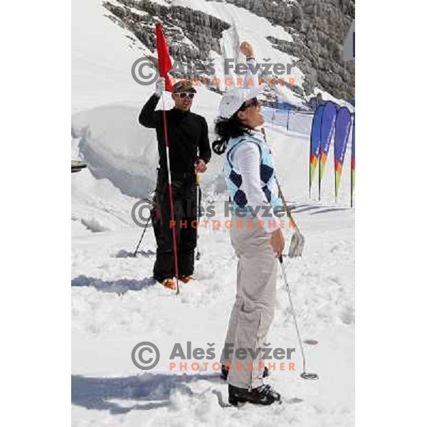 Grand Opening of Hit Holidays golf club Bovec 8.5.2009. VIP golf tournament with 9 holes (1115 meters, par 28 ) at Kanin ski resort and 9 holes at golf course Bovec (3012 meters, par 36) 