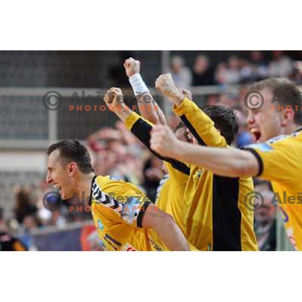 Drasko Mrvaljevic of Cimos Koper at handball match Cimos Koper- Celje Pivovarna Lasko in the final of Slovenian Cup, played in Bonifika hall, Koper 19.4.2009. Cimos Koper won 24:19 