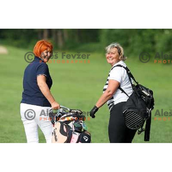 Slavka Gojcic and Jana Remec at Alps Tour Dobro Jutro Slovenian Open Pro-AM, golf course Ptuj, Slovenia, 14.5.2009 