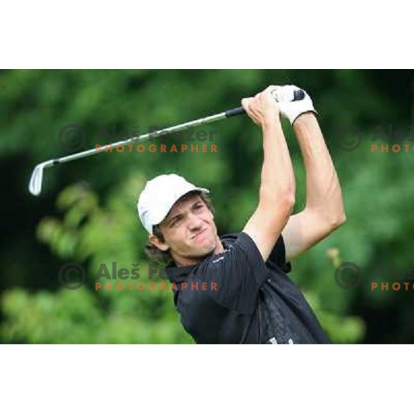 Ziga Avsec during Alps Tour Dobro Jutro Slovenian Open first round at golf course Ptuj, Slovenia, 15.5.2009 