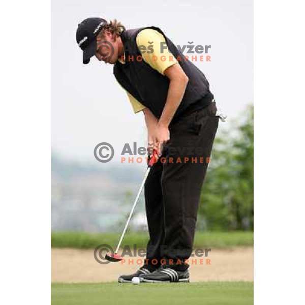 Gregor Slabe during Alps Tour Dobro Jutro Slovenian Open first round at golf course Ptuj, Slovenia, 15.5.2009 