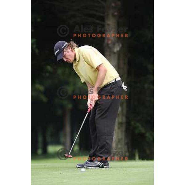 Gregor Slabe during first round of Alps Tour Dobro jutro Slovenian Open at golf course Ptuj 15.5.2009 