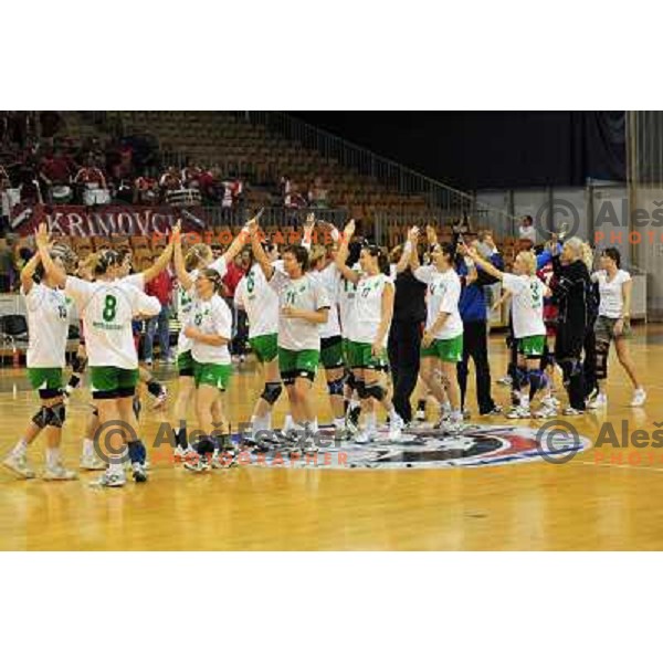 at handball match RK Olimpija - Rk Krim Mercator in final of Slovenian championship played in Hala Tivoli, Ljubljana, 16.5.2009 