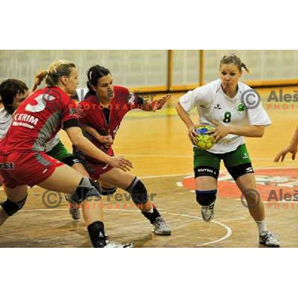 at handball match RK Olimpija - Rk Krim Mercator in final of Slovenian championship played in Hala Tivoli, Ljubljana, 16.5.2009 