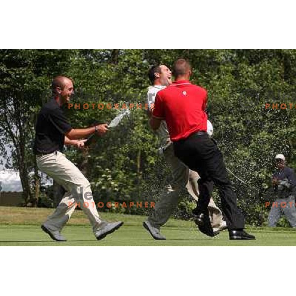 Marco Crespi (ITA) shot 63 (-8) in the final round of Dobro Jutro Slovenian Open -Alps tour event at Ptuj, Slovenia 17.5.2009 and won with 195 strokes (-18) 